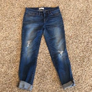 Madewell girlfriend skinny jeans